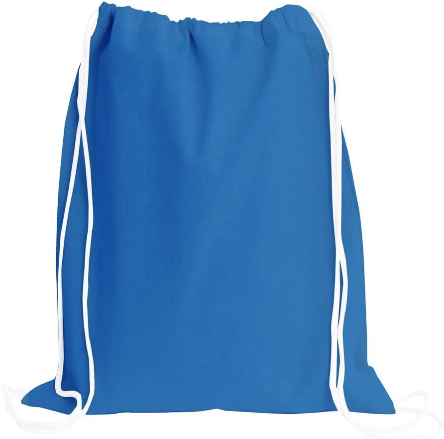 24 Pack Promotional Priced Cotton Drawstring Bags Backpacks Art Craft