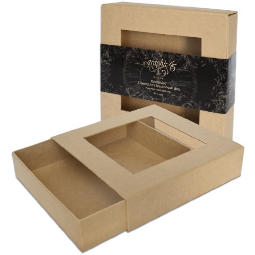 Graphic 45 8 by 8-Inch Matchbook Box, one box