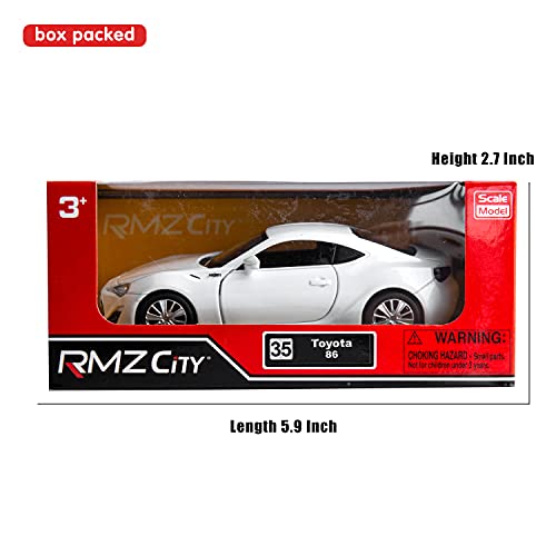 Modelo de coche Toyota 86 RMZ City 1:36 blanco miniatura 7