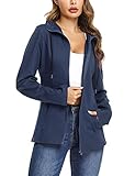 Chaqueta de algodón: La chaqueta está hecha de 75% algodón y 25% poliéster, el tejido es suave y cómodo, cómodo, ligero y elástico.