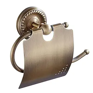 Ubersweet paper holder, de luxo Europeu conjunto anel de de bronze antigo acess?rios do banheiro de cobre suporte de papel sab?o gancho da veste