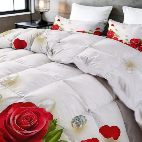 Manta para cama lavable de flores que soluciona la colada y decora el cuarto 5