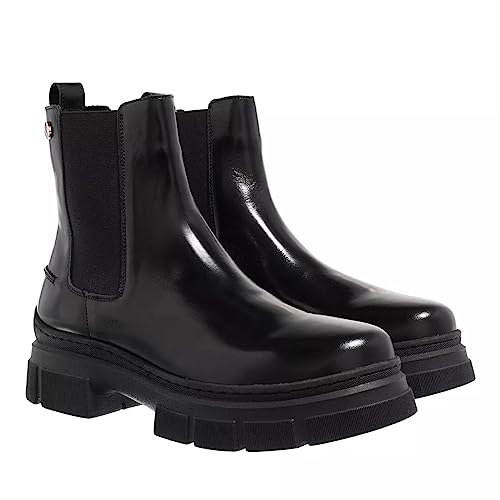 Tommy Hilfiger Damen Preppy Outdoor Low Boot Niedriger Stiefel, Schwarz, 39...