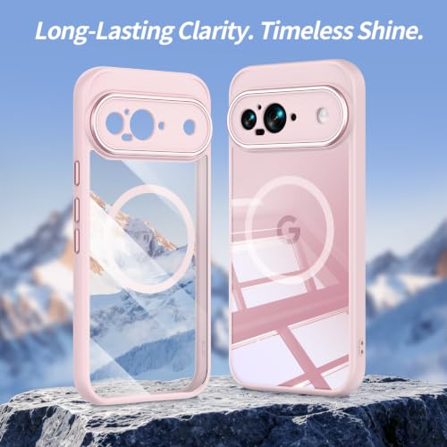 Image of Magnetic Case with Clear Back for Google Pixel 9, Fit for MagSafe