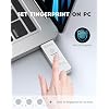 iDiskk 512GB SSD 500MB/s Fingerprint Encryption Flash Drive | One-Click Backup for iPhone 15, USB-C iPad, MacBook, Android, PC & Laptops, Secure Photo & Video Storage