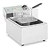 Produktbild Royal Catering RCEF-10EY-ECO Fritteuse Edelstahl Elektro Fritteuse mit Korb 3200 W 10 Liter Max. Füllmenge ECO-Modell