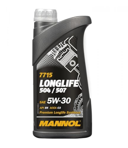 Longlife 504/507 5W-30 Motor Oil by MANNOL -7715 Fully Synthetic