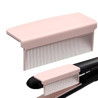 Generisch Pettine per piastra lisciante – Pettine per capelli – Pettine per raddrizzare i capelli – Rosa