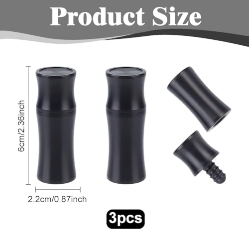 Protections de joint pour queue de billard INFUNLY en plastique noir ajusté