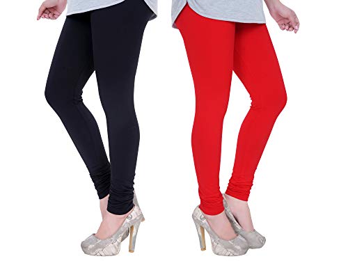 Image of Plus Size Churidar Leggings for Women & Girls Combo (Pack of 2)