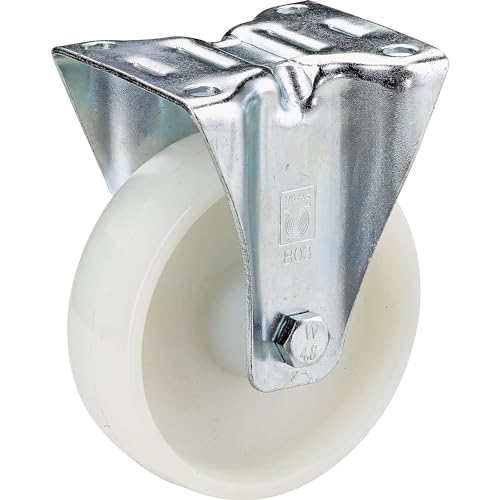 Wicke | Ruota in poliammide | supporto in lamiera di acciaio | Ø x larghezza ruota 150 x 40 mm | rotella a supporto fisso | cuscinetti a rulli