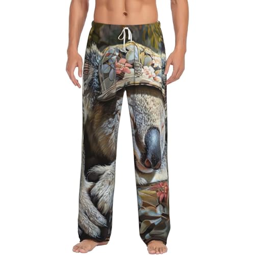 Pyjama koala homme vêtement de nuit doux confortable et élégant