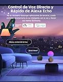 Aigostar Inteligentna Żarówka LED Bluetooth Mesh E27 G120, 4.9W 500lm, RGB+CCT 2700K-6500K Ściemnialna, Podwójne Gradienty Kolorów, Kompatybilna z Alexa, Ra≥80