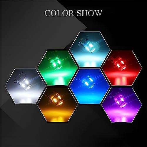 image for AICEL LED Light Bulb for Car, T10 LED Bulb 5SMD 5050 Chips, Replacemen