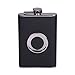 Shot Flask: 8 oz Stainless Steel Flasks For Liquor: Flask Set With Built-In Collapsible Shot Glass And Flask Funnel, Hip Flask For Men And Women- By Infinite Bliss