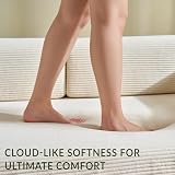 YINIX Folding Sofa Bed 160cm King Size, Convertible Modular Sofa, Corduroy Boneless Couch with Metal Frame, 2 Seater Floor Futon Mattress, Non Slip Base, Washable Cover - 11