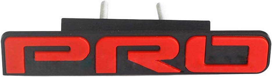 for TRD PRO Front Grille Insert Emblem Badge 5 9/16 INCH,3D Grille Decoration Nameplate Decal,Fit for Tacoma Tundra 4runner Pack of 1 (Red)