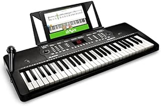 Alesis Melody 54  54-klawiszowe pianino, mikrofon, narzędzia edukacyjne i pulpit na nuty