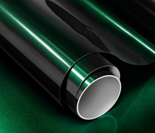 Image of ColorFusion PPF by VViViD, Gloss Shadow Green Dry Apply PPF Vinyl Car Wrap Roll 60ft x 5ft