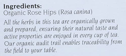 CELEBRATION HERBALS Rose HIPS Tea Organic 24 Bag, 0.02 Pound