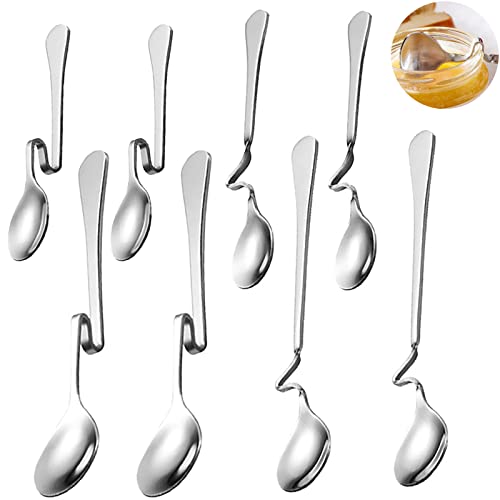 Cucchiani Caffe Acciaio Cucchiaio Per Miele Set Cucchiaino Miele Gold Cucchiaino Per Miele Può Essere Utilizzato Come Cucchiaio Marmellata, Cucchiaino Tè, Cucchiaino Caffè, Cucchiaino