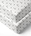 Bacati - Happy Monkeys 2 Pack Essentials Classic Super Soft Breathable 100% Cotton Muslin Baby Crib Fitted Sheets - Fits Standard 28 x 52 x 5 Crib & Toddler Mattresses (Beige/Grey Unisex)