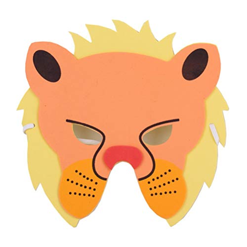 6 Unidades De Animais Máscara De Desenho Animado Máscara De Animal De Desenho Animado Vestuário Pai-