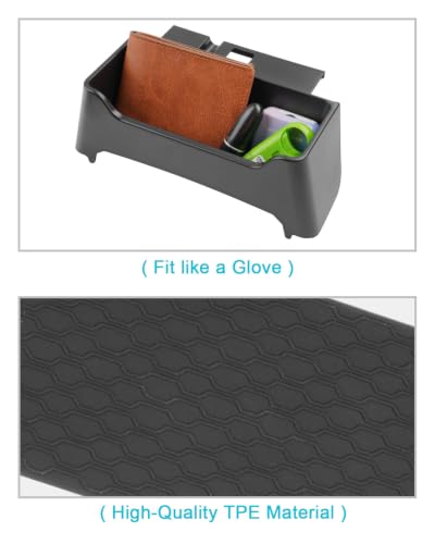 Image of CDEFG for 2026 Nissan Frontier Center Console Armrest Hanging Organizer | for 2022-2025 2026 Nissan Frontier (S /SV /Pro-X /Pro-4X /SL) Accessories Middle Console Armrest Hanging Storage Box