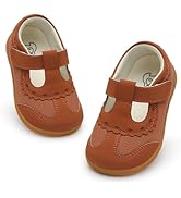LeIsfIt Toddler Girl Shoes Mary Jane Dress Shoes for Girls Wide Breathable Ballet Flats for Party...