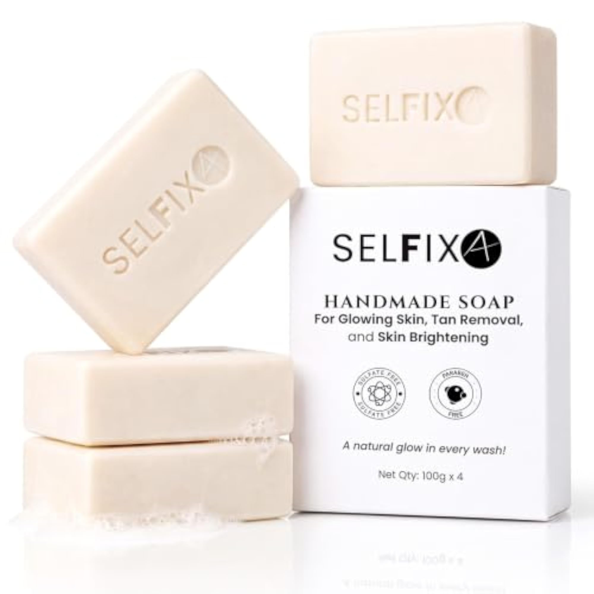 Tan Removal Soap for Men and Women, Pack of 4 (400g)