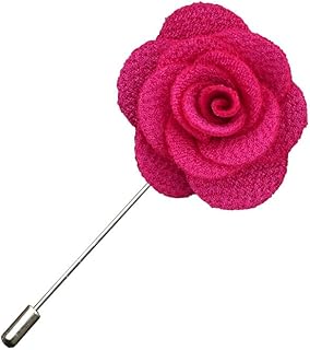 NMBVFC 9cm 5/10pcs Pin de la Solapa de Rosa, 21 Colores Pin Boutonniere, Accesorios de Traje para Hombres artesanales artesanales, Bodas, Fiestas, Aniversarios
