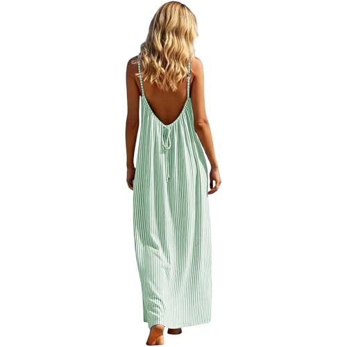 Robe bohème chic caraco sans manches robe longue fluide été - 4