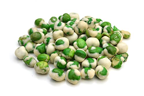 image for Green Wasabi Peas | 4 Pound Resealable Bag of Hot Wasabi Peas |Healthy