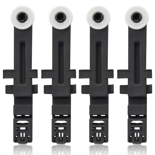 W10571738 Dishwasher Upper Rack Adjuster & Wheel (4 Pack)