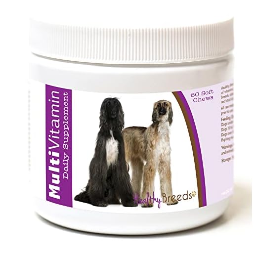 Healthy Breeds Afghan Hound Multi-Vitamin Soft Chews 60 Count