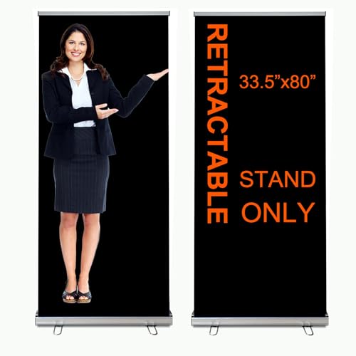 Retractable Banner Stand with Carrying Bag (1 Unit)