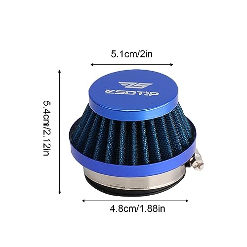 Filtro de Ar do Motor Clamp-On, Filtro de ar de cabeça de cogumelo universal eficaz, Substituição do