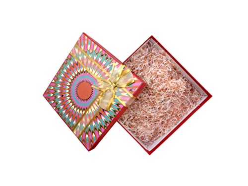 Image of Eco Sarras thin shredded paper crinkle paper grass strips gift tray decoration, gift hamper decorations, gift box fillers, wedding birthday & valentines day gift (1000 Grams / 1 KG, White and Orange)