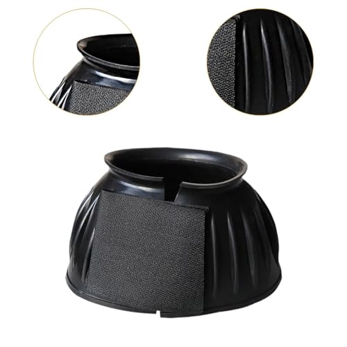 predolo 4x Protetor de casco de cavalo para botas de casco equinas Protetor de casco de borracha Bot