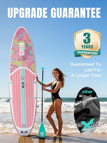Image of Niphean Inflatable Stand Up Paddle Board with SUP Accessories, Anti-Slip EVA Deck, 10'6'' Inflatable Paddle Boards for Adults & Youth of All Skill Levels