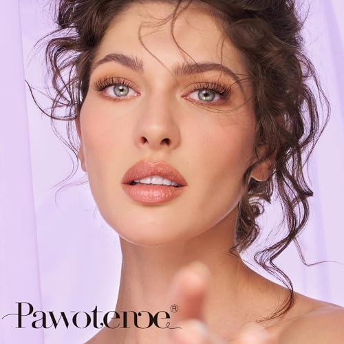 Image of Pawotence Wispy Lash Clusters Kit Cat Eye Lash Extension Kit 180pcs Natural Individual Lashes Left Right Cluster Eyelash Extensions Kit with Lash Bond and Seal, Lash Tweezers for Self Application