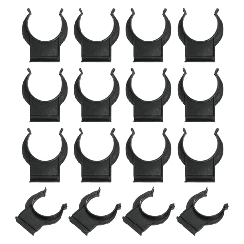 uxcell 16Pcs 1.65''x1.38'' Plastic Leveler Leg Toe Kitchen Clips Foot