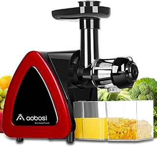Aobosi Slow Masticating juicer Extractor, Cold Press Juicer Machine, Quiet Motor, Reverse Function