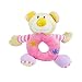 Produktbild Amazemarket Weich Baumwolle Karikatur Tier Handgelenk Rassel Baby Kleinkind Plüsch Ausgestopft Elefant Hand Glocke Komisch Früh Lernen (Rosa)