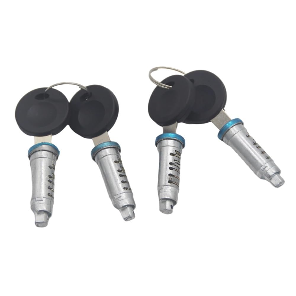 Car Door Lock Compatible with VW for Transporter for CARAVELLE T4 1990-2003 Door Lock Barrel Set(T4 Barrel 4PCS)