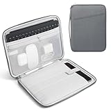 💥Avec Pochettes - Le sac de protection pour tablette est conçu avec un espace de stockage raisonnable. Il y a cinq poches pour une tablette de moins de 11