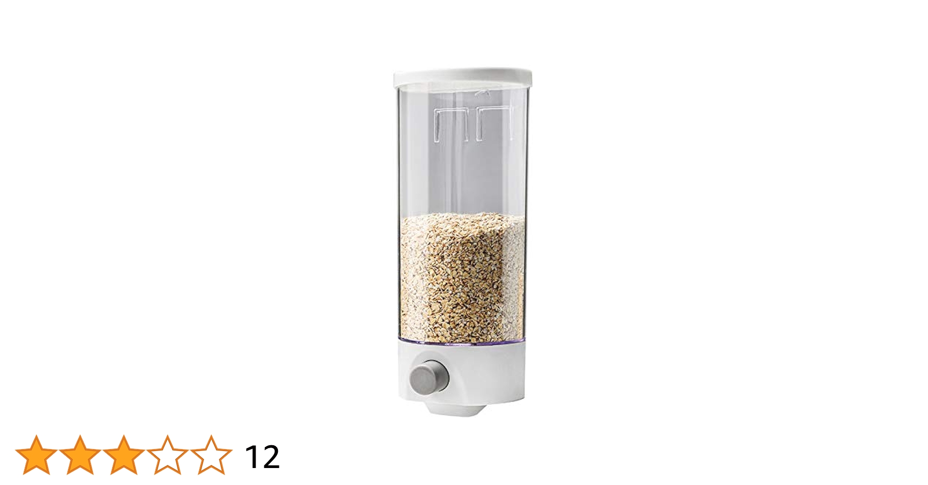 Amazon｜Popuppe シリアルディスペンサー 大容量 壁掛け 穀物