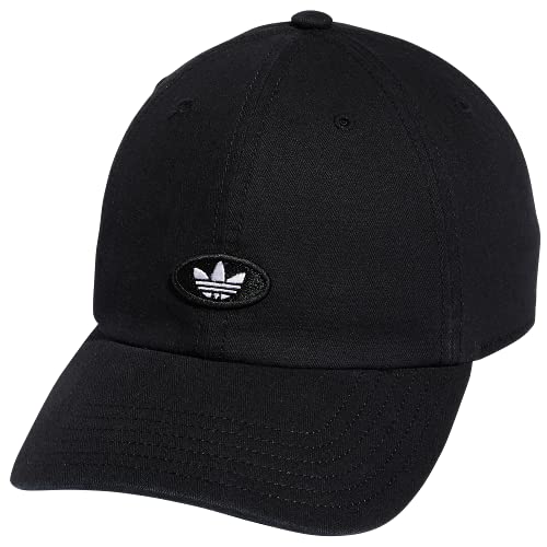 Adidas Originals Mens Sport Vintage Strapback Baseball Caps, Black/Black/White, One Size Us #TOP18