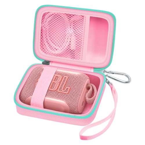 Image of Carrying Case Compatible with JBL Go 4 Portable Bluetooth Wireless Speaker (Pink)