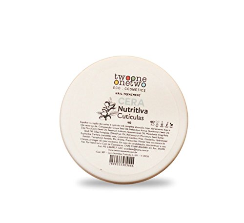 Cera Nutritiva Unhas e Cuticulas Twoone Onetwo 4g Vegano Natural
